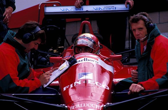 Sergio Rinland, Alex Caffi Scuderia Italia 1988 Sergio Rinland, Alex Caffi Scuderia Italia 1988