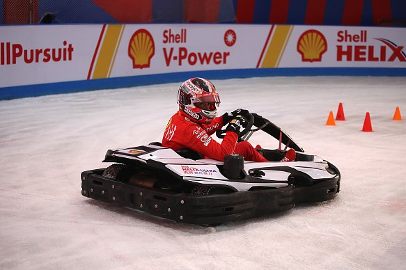 Charles Leclerc Shell event Getty Charles Leclerc Shell event Getty