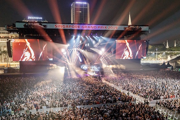 Singapore Grand Prix 2019 entertainment Singapore Grand Prix 2019 entertainment