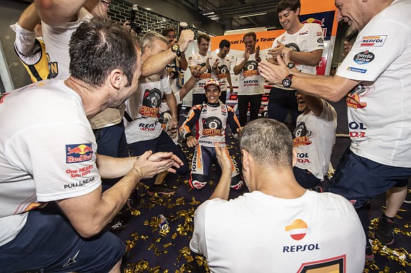Marc Marquez wins 2019 MotoGP title Marc Marquez wins 2019 MotoGP title