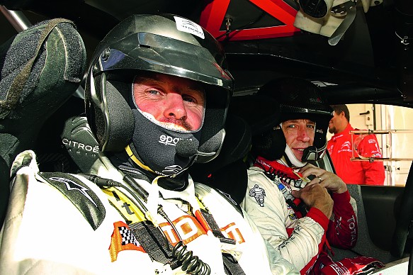 David Evans and Kris Meeke David Evans and Kris Meeke