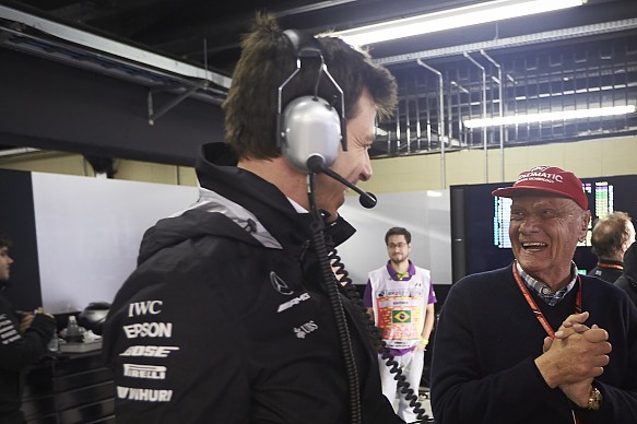Wolff Lauda Mercedes F1 Wolff Lauda Mercedes F1