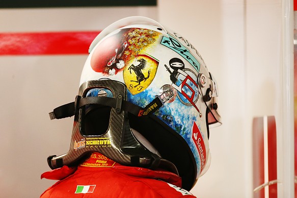 Sebastian Vettel HANS Sebastian Vettel HANS