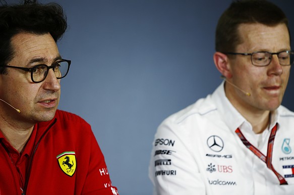 Mattia Binotto, Andy Cowell Mattia Binotto, Andy Cowell
