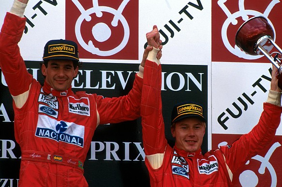 Hakkinen Senna McLaren F1 1993 Hakkinen Senna McLaren F1 1993