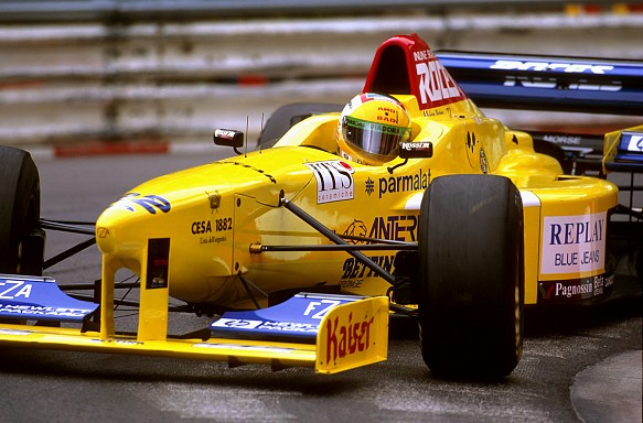 Luca Badoer Forti Monaco 1996 Luca Badoer Forti Monaco 1996